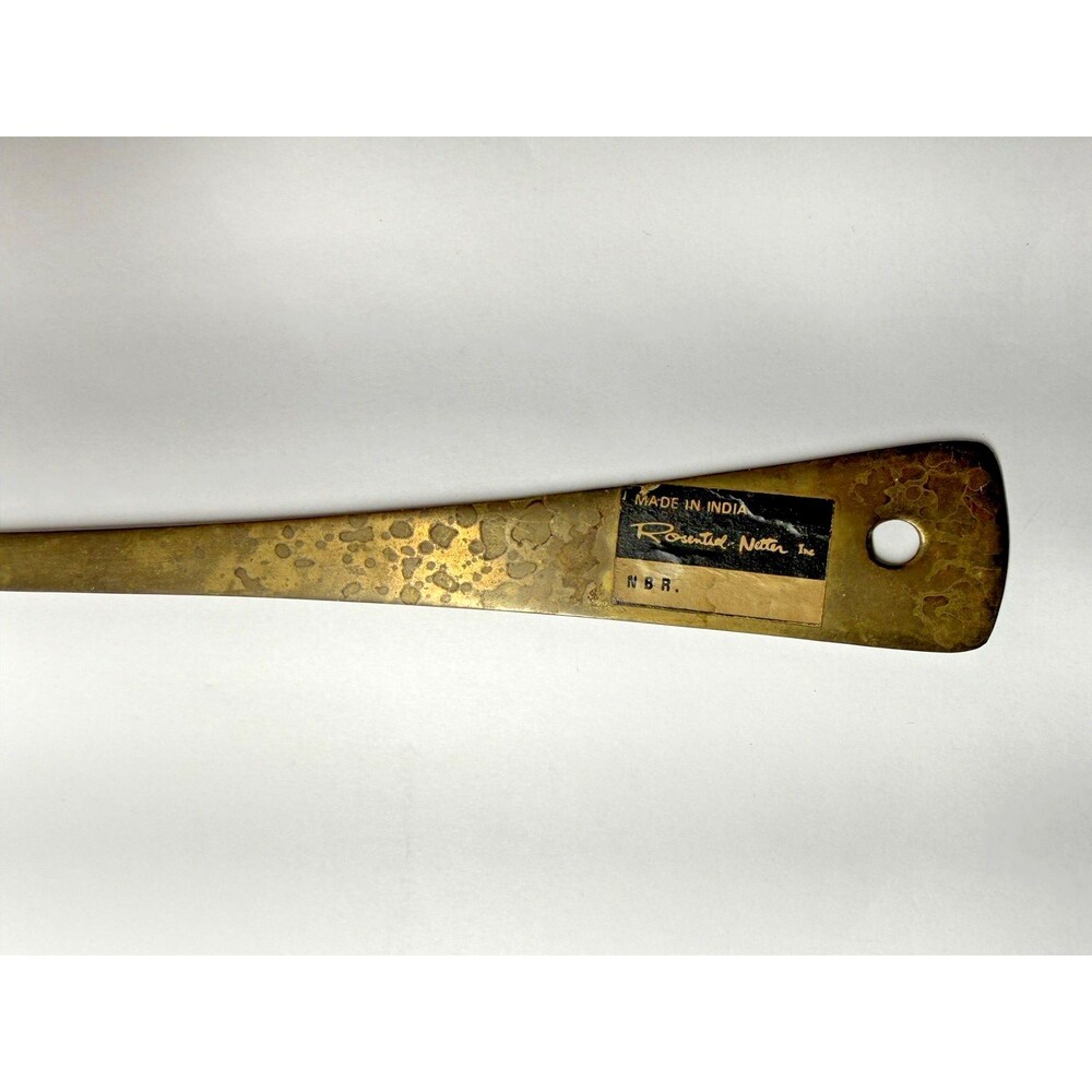 Rosenthal Netter Brass Skimmer Set 3 MCM French Country India Kitchen Vintage - Picture 8 of 10